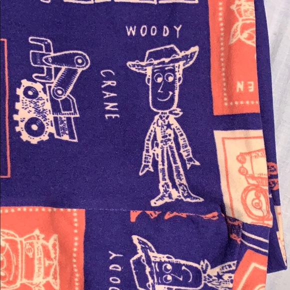 LULAROE leggings with toy story characters - Picture 2 of 3